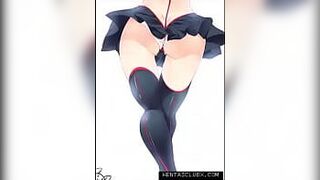 sexy anime girls softcore slideshow ecchi porn video